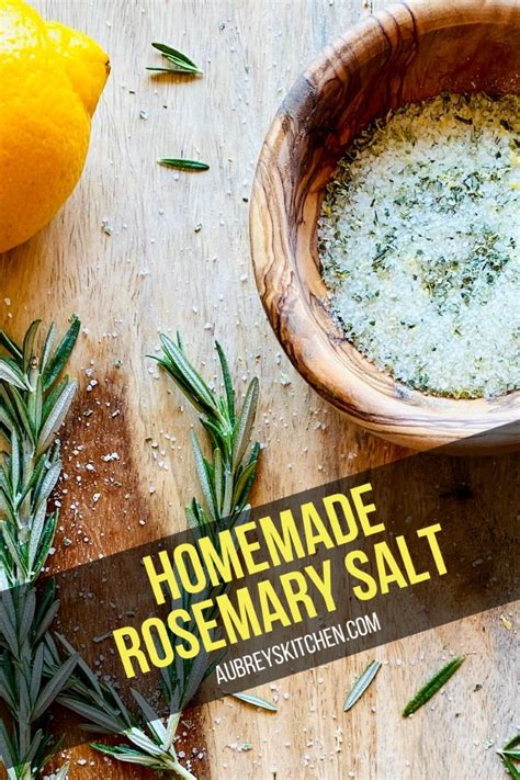 Homemade Rosemary Salt Recipe