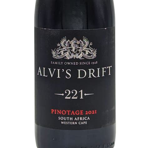 Alvi S Drift Pinotage South African Wines