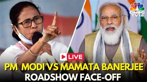 LIVE PM Modi Vs Mamata Roadshow Mamata Banerjee Warns To PM Modi