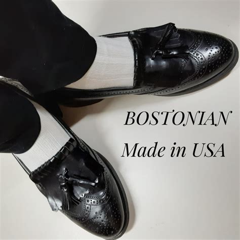 【やや傷や汚れあり】最値 希少ヴィンテージ アメリカusa製 ボストニアン【bostonian】高級レザー タッセル ローファー ドレス