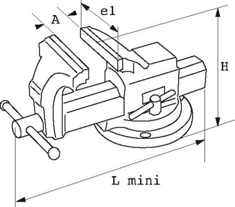 Vise Drawing At Getdrawings Free Download