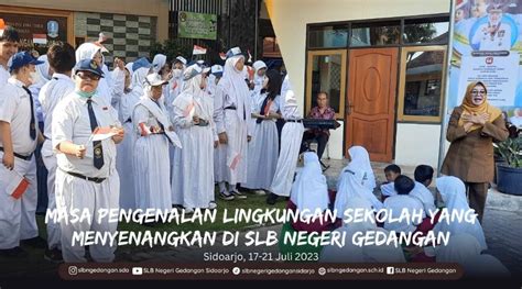 Masa Pengenalan Lingkungan Sekolah MPLS SLB Negeri Gedangan 2023