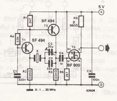 Quartz Crystal Oscillator Circuit