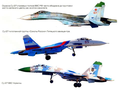 Окраска Су-27