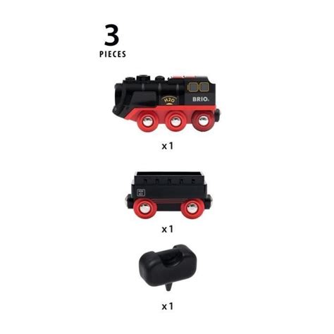 Brio World Locomotive A Piles A Vapeur Accessoire Circuit De Train En