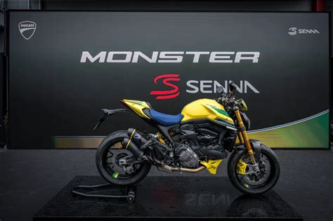 Ducati Monster Senna โมเดลพเศษแดตำนานแหงการแขง F1 SuperBikeMag