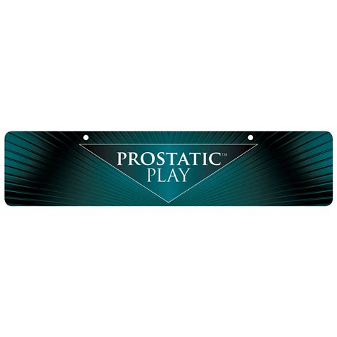 Prostatic Play Display Sign Sex Toy Distributing