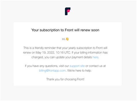 10+ SaaS Renewal Email Examples + Template
