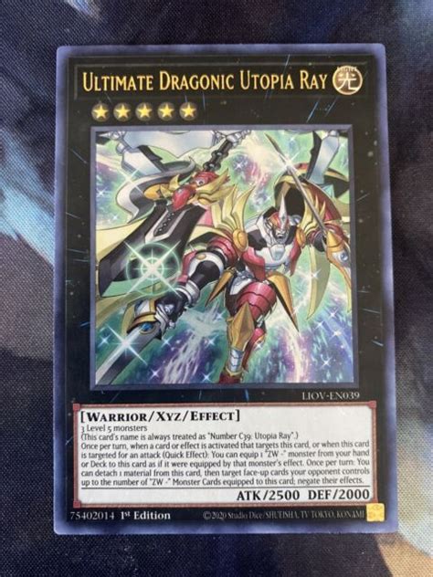 Yu Gi Oh TCG Ultimate Dragonic Utopia Ray Lightning Overdrive LIOV