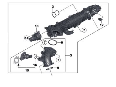 11617811909 Genuine BMW Intake Manifold With Flap Control BMW Parts Deal