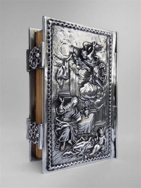 Annuntiationis Domini Silver Book Cover Th Century Antique