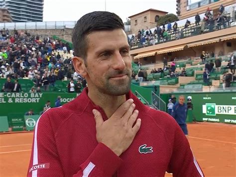 Novak Djokovic savuros după debutul la Monte Carlo El contribuie la