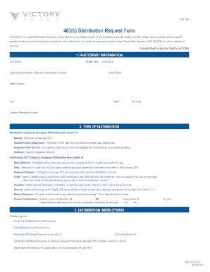 Fillable Online B Distribution Request Form B Distribution