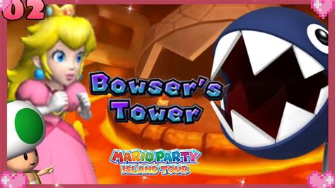 Mario Party Island Tour Bowser S Tower Peach Gameplay Youtube