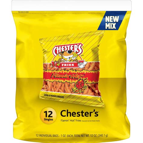 Amazon Chester S Fries Flamin Hot Flavored Snacks Count Oz Bags