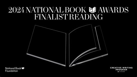 Watch the 2024 National Book Awards Finalist Reading - National Book ...