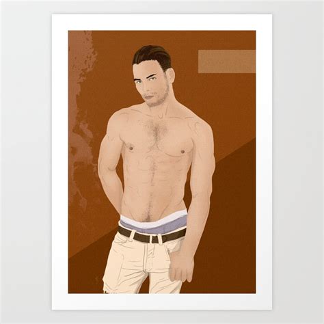 Shirtless Man Drawing Pridepreetam