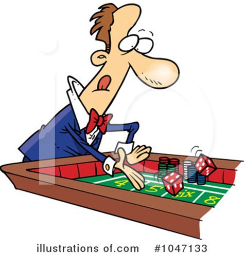 Casino Clipart #1048199 - Illustration by toonaday