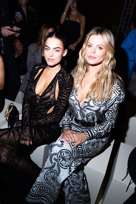 Brooks Nader Sarah Nader Cleavage Milan Fashion Week Hot Celebs Home