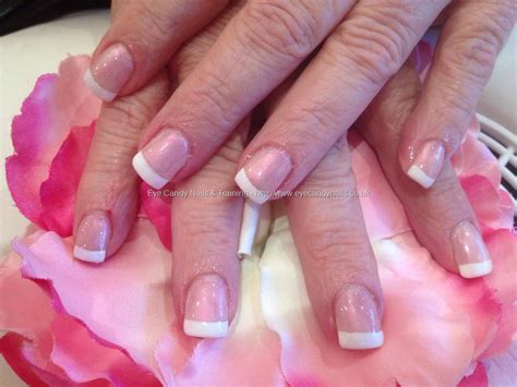 Eye Candy Nails And Training Acrylic Nails With French Polish By Nicola