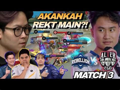 Akankah Rekt Dimainkan Ae Vs Rbl Match Mpl S Youtube