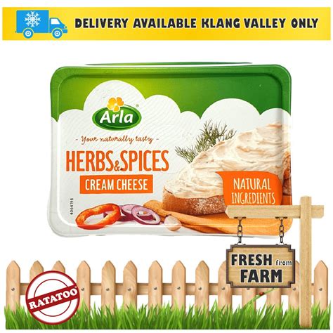 Cheese Arla Herbs And Spices Cream Cheese 150g Ratatoo Market Shopee Malaysia