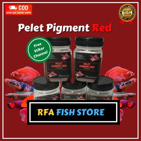 Jual Pelet Pigment Red Kualitas Premium Untuk Pakan Ikan Predator