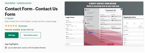 10 Meilleures Applications De Formulaire De Contact Pour Shopify AFFRT