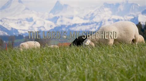 The Lord S My Shepherd Piano Instrumental With Lyrics Piano