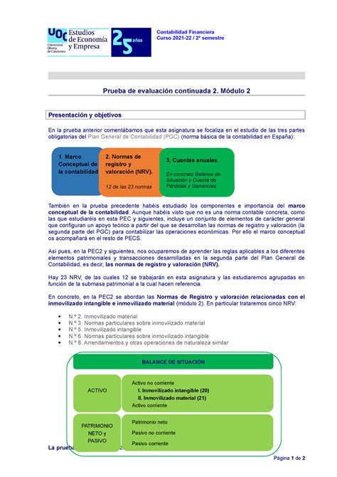 Pec Contabilidad Financiera Nota A Contabilidad