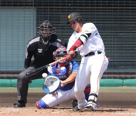 【巨人】坂本勇人が今季12打席目で初安打となる本塁打、長野久義は復帰後初打点も3－4で惜敗練習試合経過 スポーツ報知