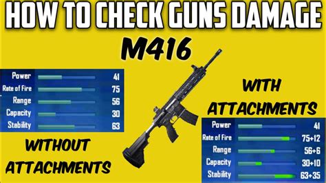 Check Every Weapon Damage In Bgmi Guns Damage In Bgmi Learn About