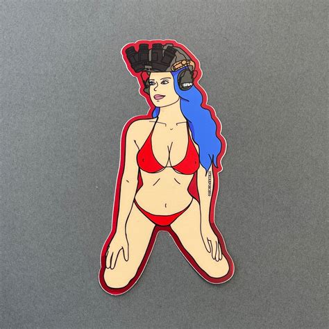 Sexy Tactical Bikini Girl Sticker Original Design By Strikeforce Made In The USA Etsy