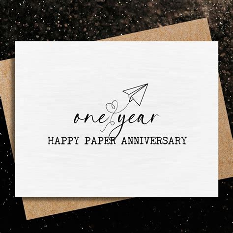 1 Year Anniversary Card Anniversary Card for Boyfriend for - Etsy