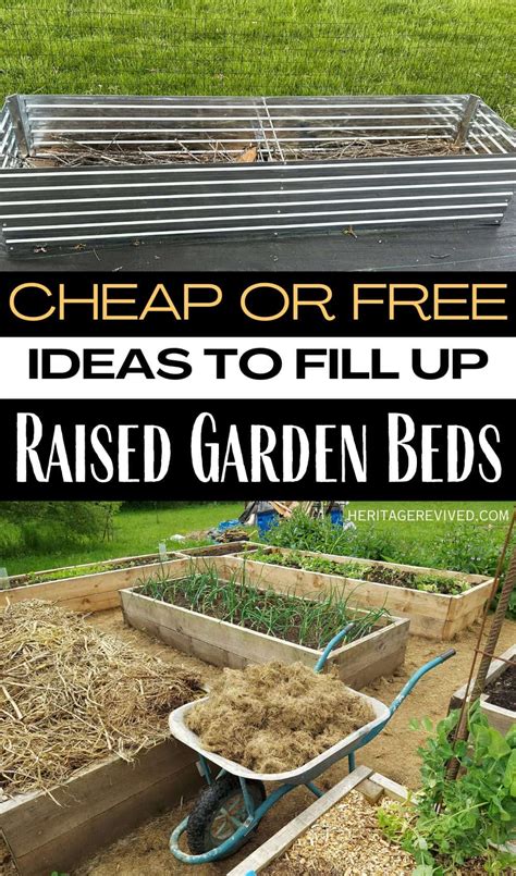 How To Fill Raised Garden Beds Cheaply Heritage Revived