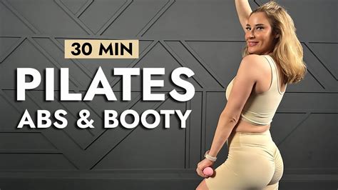 Pilates Abs Booty Workout Butt Lift Lean Abs Burn Fat Mat