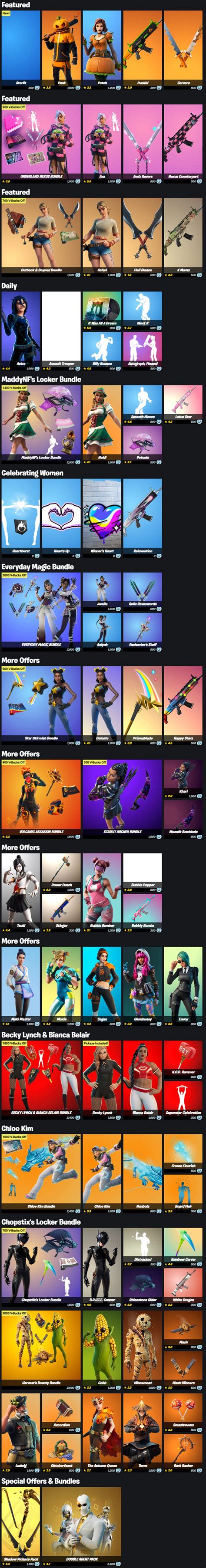 La Boutique Fortnite Du Lundi Octobre