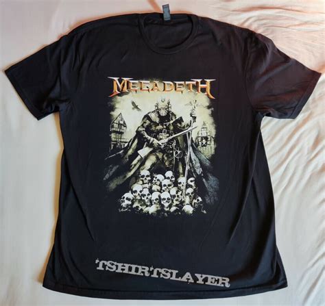 Megadeth The Sick The Dying And The Dead Gitd Tshirtslayer