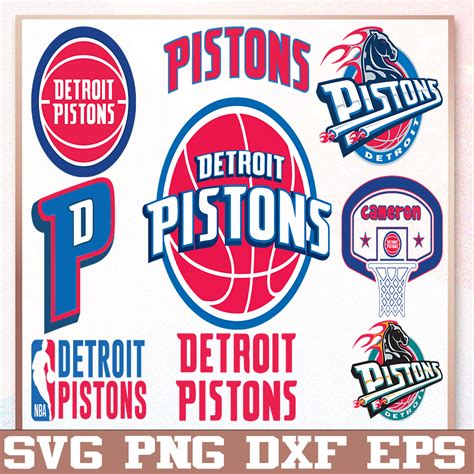 Bundle Files Detroit Pistons Basketball Team Svg Detroit Inspire