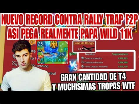 Lords Mobile NUEVO RECORD Contra RALLY TRAP ASI PEGA REALMENTE EL