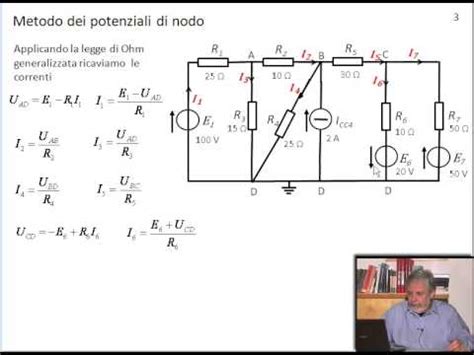 Metodo Dei Potenziali Di Nodo Elettrotecnica YouTube