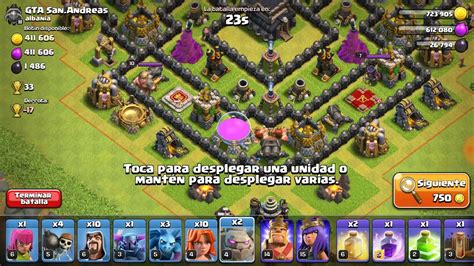 Ejercito Para Subida De Copas En Clash Of Clans YouTube