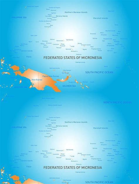 Map Of Micronesia Island Micronesia Map Island