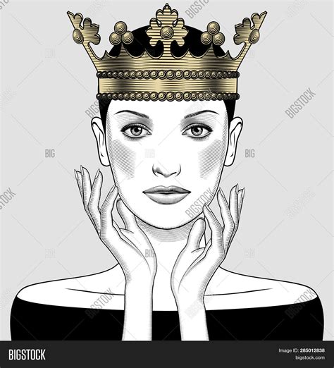 Tiara Drawing On Head The Head Deconstructed Into Its Basic Forms Is A