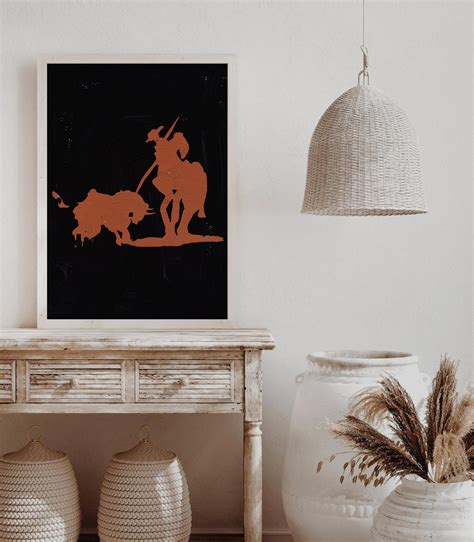 Picasso Bullfight Poster Set Printable Wall Art Set Of 2 Etsy