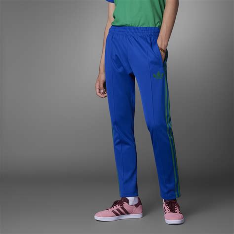 Adidas Adicolor 70s Striped Track Pants Blue Adidas Iq