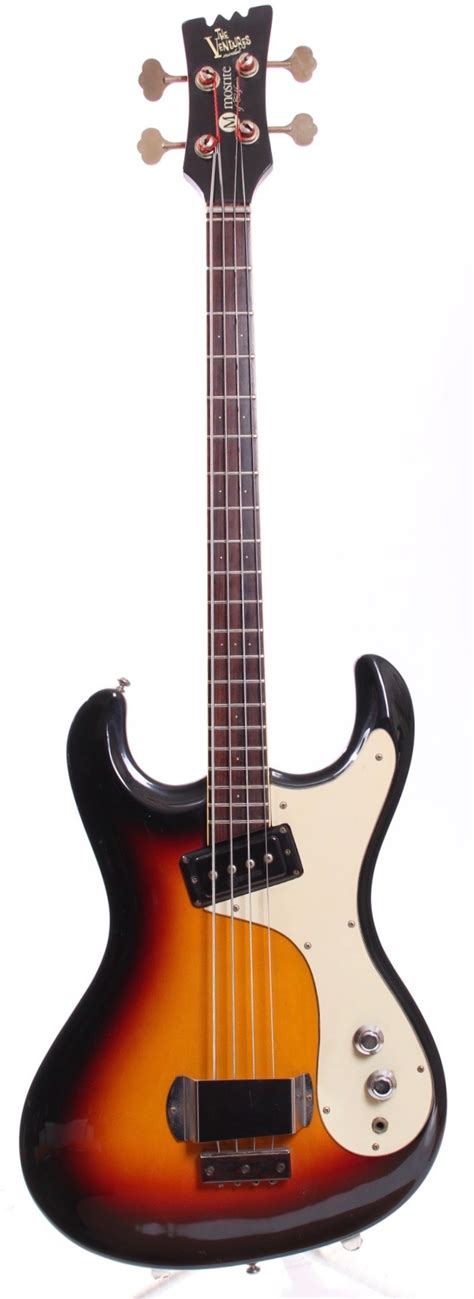 Mosrite The Ventures Bass Mark I 65 Reissue 1990 Sunburst Bass For Sale Yeahmans Guitars