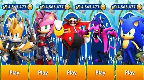 Sonic Dash Dreggman Vs Sonic Prime Characters Tails Nine Rusty Rose Boscage Maze Sonic Youtube