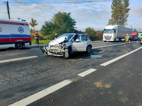 Gmina Wielka Wieś Wypadek na drodze krajowej nr 94 w Bęble Jedna