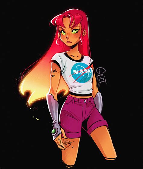 [fan Art] Starfire By Gretlusky R Dccomics